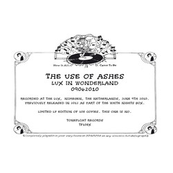 The Use Of Ashes Lux In Wonderland Vinyl LP