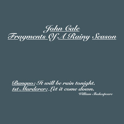 John Cale Fragments Of A Rainy Season Vinyl 2 LP