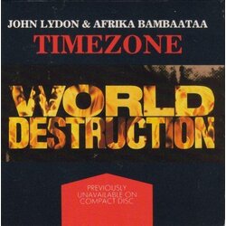 Time Zone / John Lydon / Afrika Bambaataa World Destruction (The Complete Celluloid Mixes) Vinyl LP