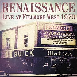 Renaissance (4) Live At Fillmore West 1970 Vinyl LP