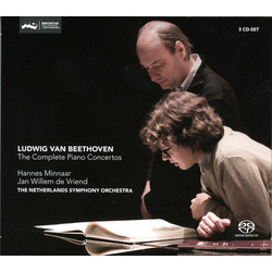 Ludwig van Beethoven / Hannes Minnaar / Jan Willem de Vriend / The Netherlands Symphony Orchestra The Complete Piano Concertos Vinyl LP