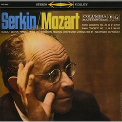 Rudolf Serkin / Alexander Schneider / Marlboro Festival Orchestra / Wolfgang Amadeus Mozart Piano Concertos No. 20 & 11 Vinyl LP