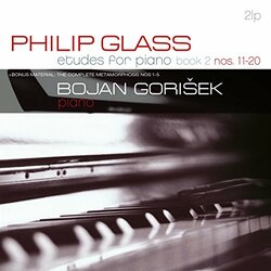 Bojan Gorišek / Philip Glass Etudes For Piano Vol. 2, Nos 11 - 20 Vinyl 2 LP