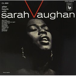 Sarah Vaughan After Hours With Sarah Vaughan Vinyl LP