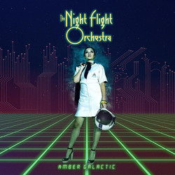 The Night Flight Orchestra Amber Galactic Vinyl LP