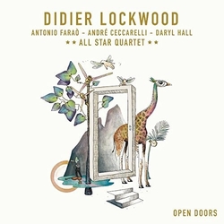 Didier Lockwood / Antonio Faraò / André Ceccarelli / Darryl Hall / All Star Quartet Open Doors Vinyl 2 LP