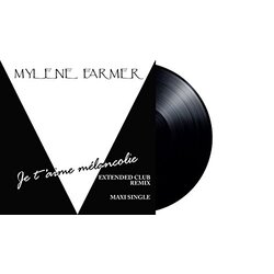 Mylène Farmer Je T'Aime Mélancolie Vinyl LP