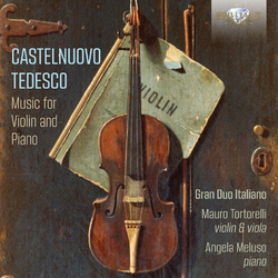Mario Castelnuovo Tedesco / Gran Duo Italiano / Mauro Tortorelli / Angela Meluso Music For Violin And Piano Vinyl LP