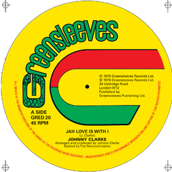 Johnny Clarke Jah Love Is With I Vinyl 12"