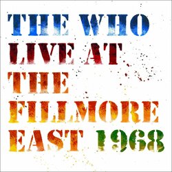 The Who Live At The Fillmore East 1968 Vinyl 3 LP