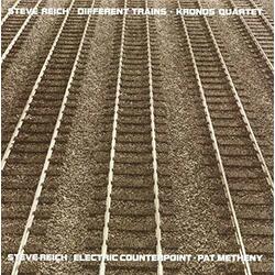 Steve Reich / Kronos Quartet / Pat Metheny Different Trains / Electric Counterpoint Vinyl LP