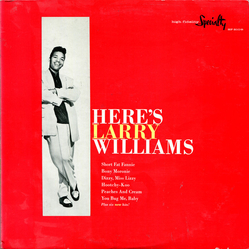 Larry Williams (3) Here's Larry Williams Vinyl LP