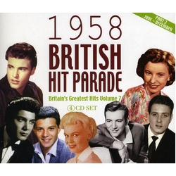 Various 1958 British Hit Parade - Britain's Greatest Hits Volume 7, Part 2 Vinyl LP