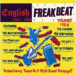 Various English Freakbeat 1962-1969 : Volumes 1 To 6 (Crazed Limey Teens On A Wyld Sound Rampage!!) Vinyl LP