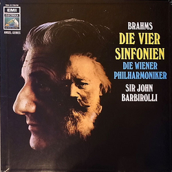 Johannes Brahms / Sir John Barbirolli The Four Symphonies Vinyl 4 LP