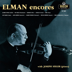 Mischa Elman Encores Vinyl LP