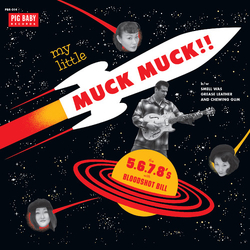 The 5.6.7.8's / Bloodshot Bill My Little Muck Muck  b/w  Smell Was Grease Leather And Chewing Gum Vinyl LP