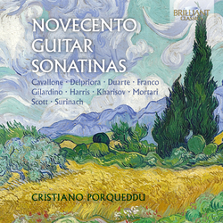 Cristiano Porqueddu Novecento Guitar Sonatina Works By Cavallone/Delpriora/Duarte/Franco/Gilardino 4 CD