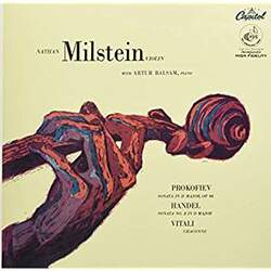 Nathan Milstein / Arthur Balsam / Sergei Prokofiev / Georg Friedrich Händel / Tomaso Antonio Vitali Compositions For The Violin Vinyl LP