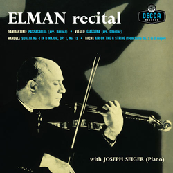 Mischa Elman / Joseph Seiger Elman Recital Vinyl LP