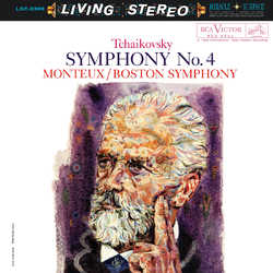 Pyotr Ilyich Tchaikovsky / Pierre Monteux / Boston Symphony Orchestra Symphony No. 4 Vinyl LP
