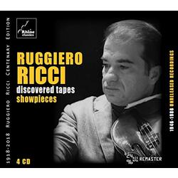 Ruggiero Ricci Discovered Tapes Showpiec .. Tapes Showpieces 4 CD