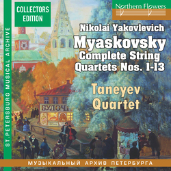 Nikolai Myaskovsky / Taneyev Quartet Complete String Quartets Nos. 1-13 Vinyl LP