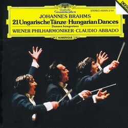 Johannes Brahms / Wiener Philharmoniker / Claudio Abbado 21 Ungarische Tänze · Hungarian Dances · Danses Hongroises Vinyl LP