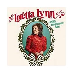 Loretta Lynn White Christmas Blue Vinyl LP