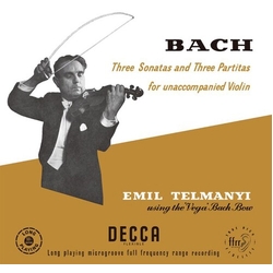 Johann Sebastian Bach / Emil Telmányi Three Sonatas And Three Partitas For Unaccompanied Violin Vinyl 3 LP