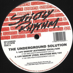 Underground Solution Luv Dancin' Vinyl
