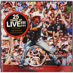 Garth Brooks Double Live - 25th Anniversary Edition - 25 Years Of Live! -The Toby Keith Twister Relief Benefit Concert Multi CD/DVD