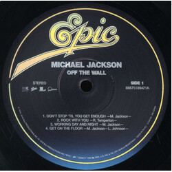 Michael Jackson Off The Wall Vinyl LP