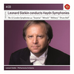 Joseph Haydn / Philharmonia Orchestra / Leonard Slatkin The 12 London Symphonies Incl. "Surprise" · "Miracle" · "Military" · "Drum Roll" CD Box Set
