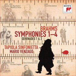 Johannes Brahms / Mario Venzago / Tapiola Sinfonietta Symphonies Nos. 1-4 / Serenades CD
