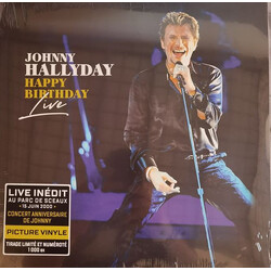 Johnny Hallyday Happy Birthday Live Vinyl LP
