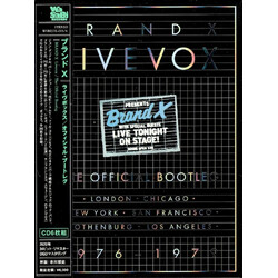 Brand X (3) Livevox (The Official Bootleg) CD