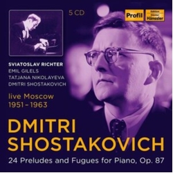 Shostakovich D. 24 Preludes & Fugues Richter/Gilels/Nikolayeva/Shostakovich 5 CD