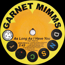 Garnet Mimms As Long As I Have You Vinyl
