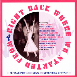 Various Right Back Where We Started From (Female Pop And Soul In Seventies Britain) CD
