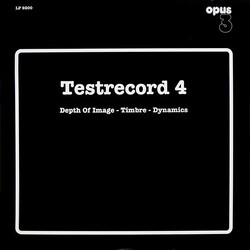 Various Testrecord 4 (Depth Of Image, Timbre, Dynamics) Vinyl LP