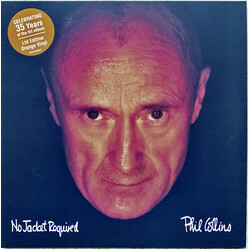 Phil Collins No Jacket Required / Orange Vinyl -Coloured- Vinyl LP