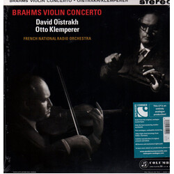 Johannes Brahms / David Oistrach / Otto Klemperer / Orchestre National De France Violin Concerto Vinyl LP