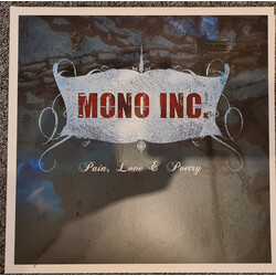 Mono Inc. Pain Love &Poetry / Magenta Transparent Vinyl With Black Streaks -Coloured- Vinyl LP