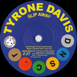 Tyrone Davis / Gene Chandler Slip Away / There Was A Time Vinyl