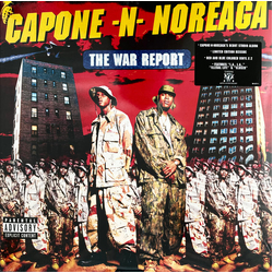 Capone-N-Noreaga War Report CLEAR VINYL WITH RED & BLUE SPLATTER LP