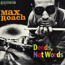 Max Roach Deeds Not Words Vinyl LP