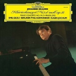 Gilels / Berlin Phil Orch / Jochum Brahms: Piano Concerto No.1 In D Minor VINYL LP