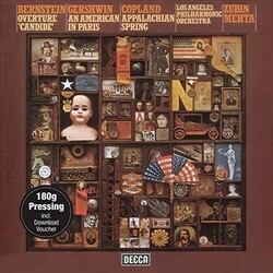 Zubin / Los Angeles Philharmonic Mehta Mehta Conducts Bernstein Gershwin & Copland Vinyl LP