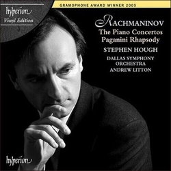 Stephen & Andrew Litton & Dallas Symphony Hough Rachmaninoff: Piano Concertos 1-4; Paganini Rhapsody 3 VINYL LP